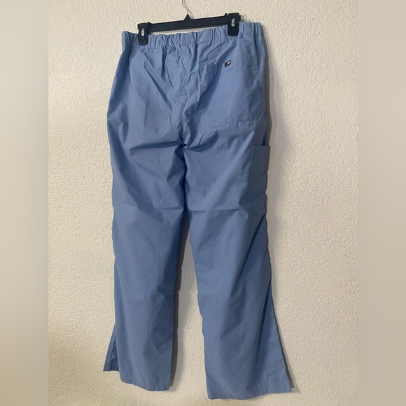 Light Blue Men's Medelita Scrub Set Dri Release elastic Waist with Drawstring-L - Picture 5 of 10